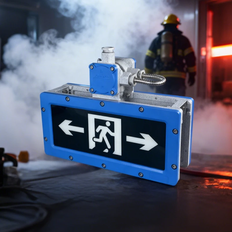 Emergency Exit Sign - ไฟฉุกเฉิน LED ป้องกันการระเบิด สำหรับป้ายหนีไฟ พร้อมแบตเตอรี่ Li-Ion