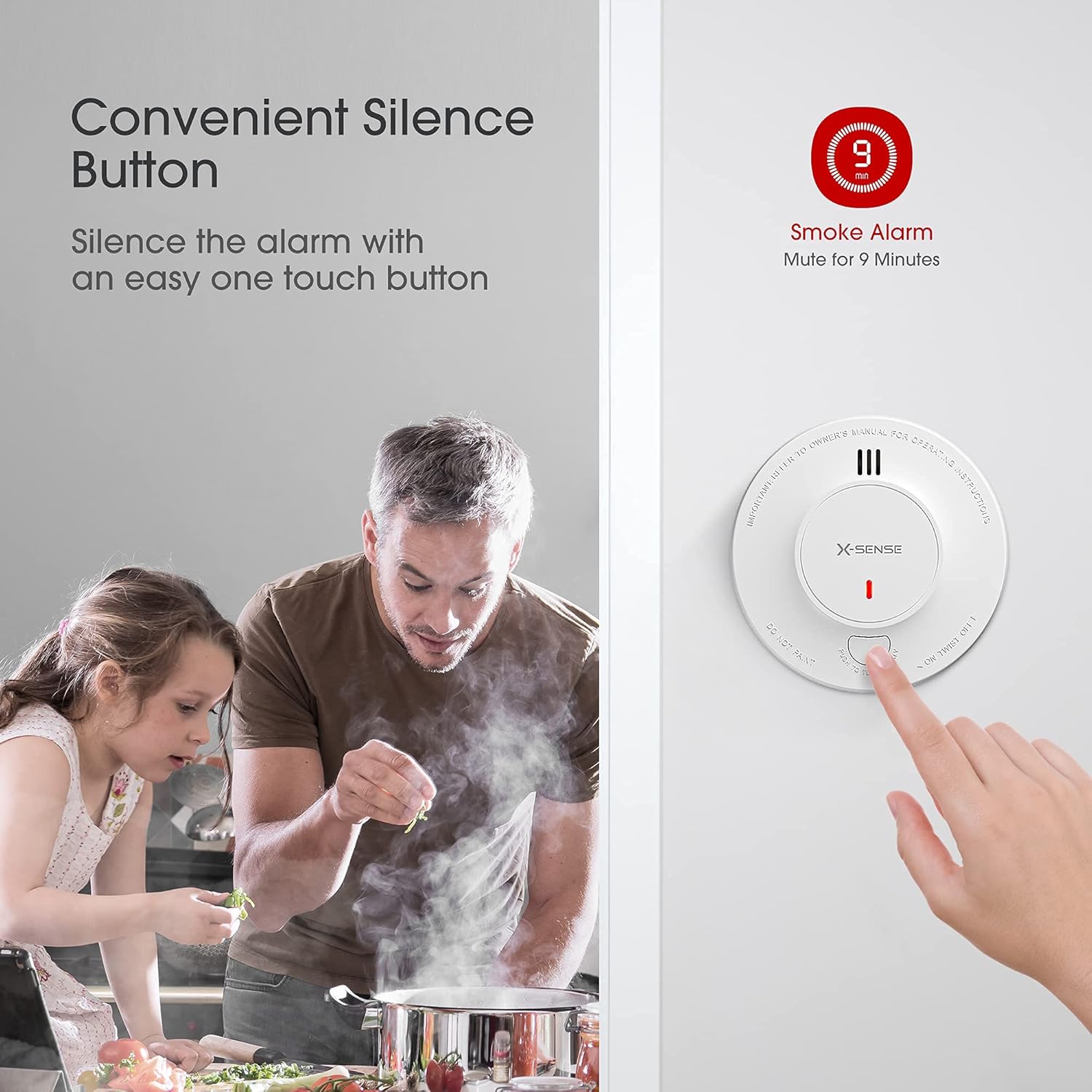 เครื่องตรวจจับควัน X-Sense เคร - Smoke Detector Interconnected บทวิจารณ์และราคา
