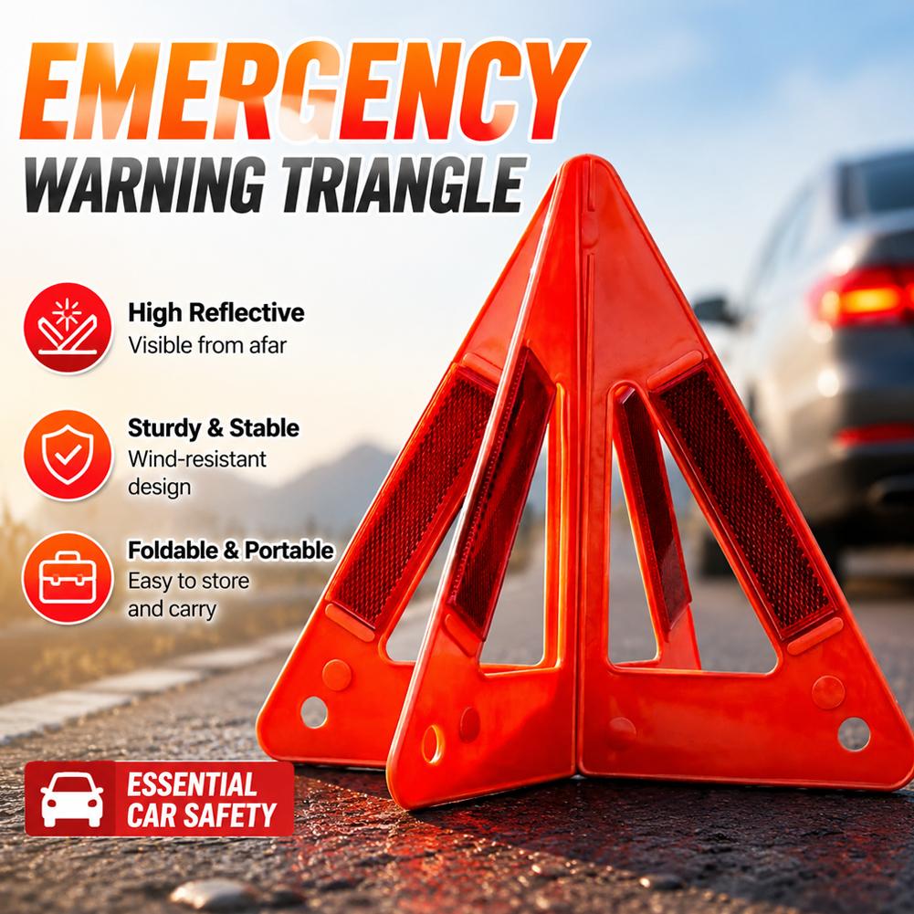 1-5 ชิ้น สามเหลี่ยมเตือนภัยฉุก - Emergency Exit Sign บทวิจารณ์และราคา