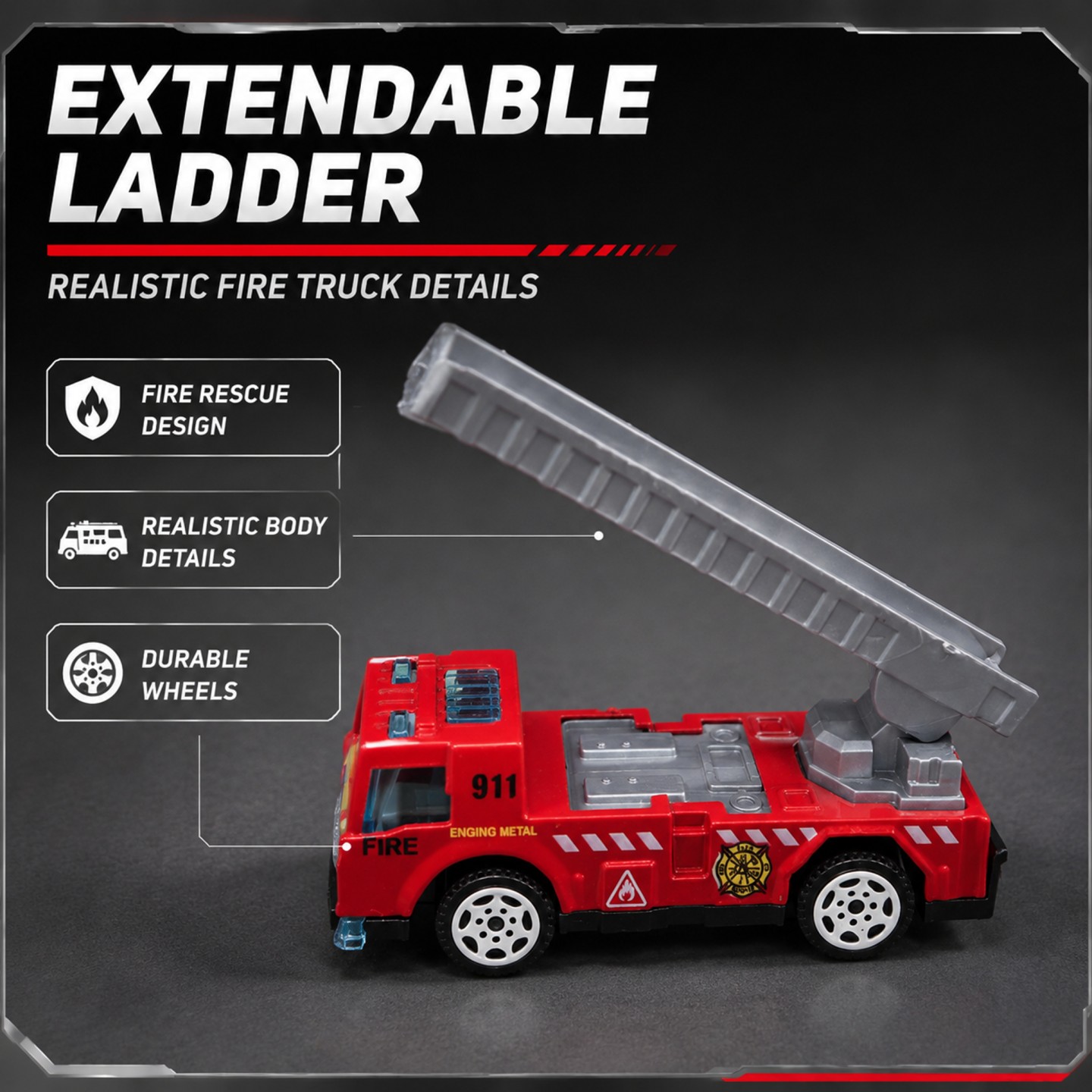 ชุดรถดับเพลิงอัลลอย+พลาสติกขนา - Fire Escape Ladder บทวิจารณ์และราคา